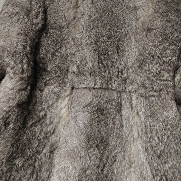 Womans Y Exchange Rabbit Fur Coat sz Small - Picture 3 of 9